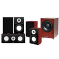 Fluance Xl Series 5.1 High Performance Compact Home Theater Surround Sound Speaker System With Db150 Powered Subwoofer